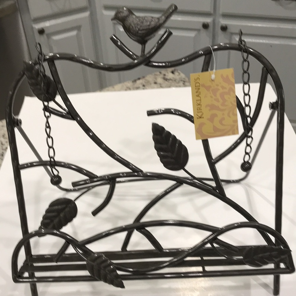 Kirkland’s Metal Bird Recipe Holder - Picture 3 of 5